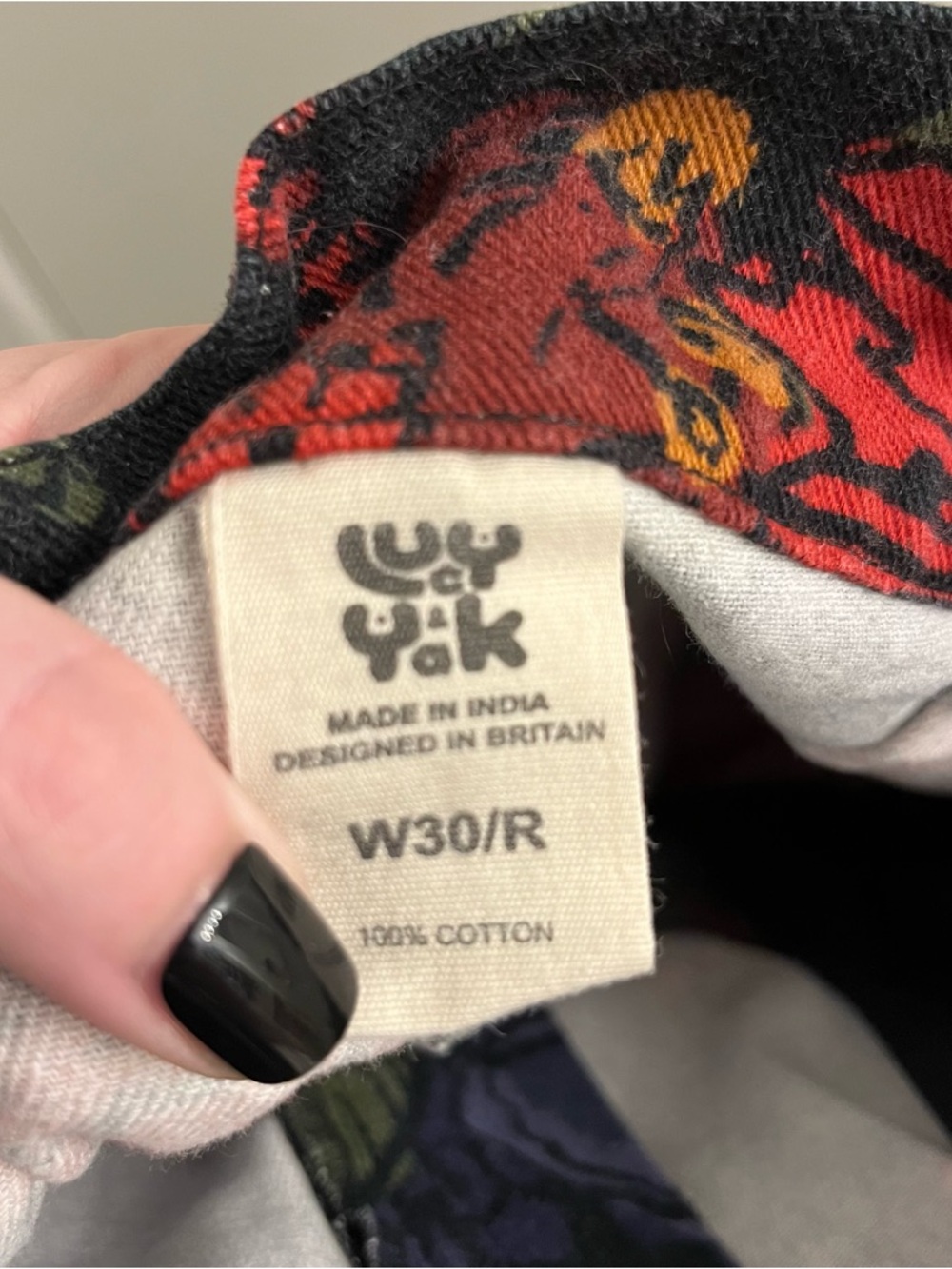 Lucy & Yak Delores Wide Leg Pants in Maria Print Size 10 - Picture 7 of 7